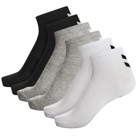 hummel hummel, hmlCHEVRON halblange Socken white/black/grey 36-40