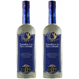 Caffo Secolare Sambuca 2er Set, Spirituose aus Kalabrien, Alkohol, 42%, 2x500 ml