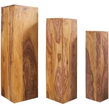 Riess-Ambiente invicta Deko Säulen MAKASSAR 3er Set 60-80cm