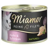 Miamor Feine Filets Naturell Huhn & Schinken 24 x 156 g