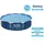 BESTWAY Steel Pro Frame Pool Ø 305 x 66 cm, tropisches Blatt-Design