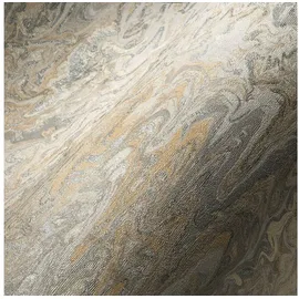 bricoflor Vliestapete My Home My Spa 32 cm x 10 m beige/orange 383582
