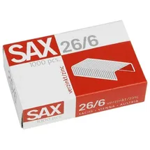 Sax design Heftklammern 26/6, 1.000 St.