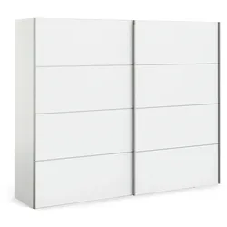 Veto Schiebetürenschrank 2 Türen breit 243 cm weiss.