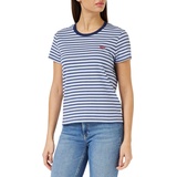 Levis Levi's Perfect T-Shirt tea stripe brunnera Blue M