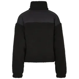 URBAN CLASSICS Sherpa Mix Jacke Black 5XL