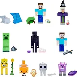 Mattel Minecraft Craft-A-Block Figuren 5 cm mehrfarbig