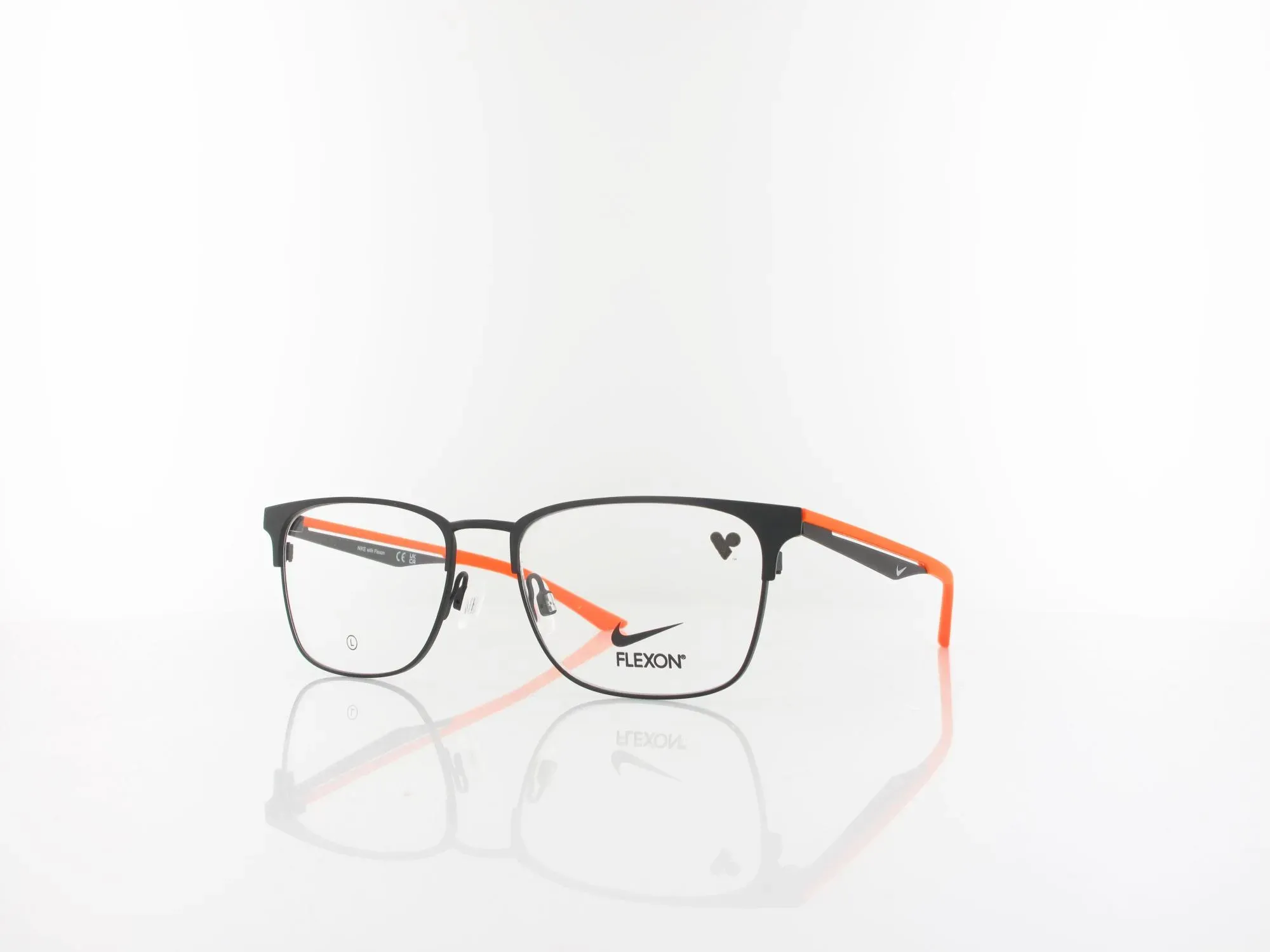 Nike NK4644 008 50 matte black total orange