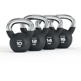 ATLETICA Odin Kettlebell Gusseisen PAUSCHALANGEBOT 10, 12, 14, 16kg