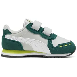 Puma Cabana Racer Sl 20 Baby-Sneaker mit Klettverschluss 19 cool light gray/white/dark myrtle/lime smash 26