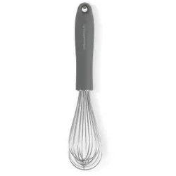Schneebesen aus Edelstahl, 12 Drähte, 250 mm, leicht und robust, ideal für homogene Mischungen in professionellen Gastronomieküchen – Equipementpro
