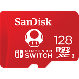 SanDisk Nintendo Switch microSDXC UHS-I U3 Class 10 128 GB Mario Kart rot