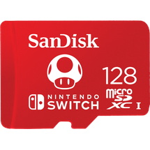 SanDisk Nintendo Switch microSDXC UHS-I U3 Class 10 128 GB Mario Kart rot