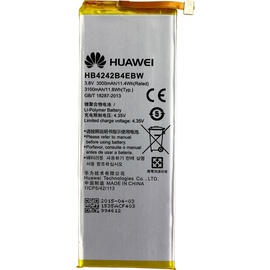 Huawei Akku Original Huawei HB4242B4EBW für Honor 6, 3.8V, 3 / 3.1 Ah, Li-Polymer