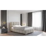 Homesy Polsterbett, Braun, Holz, Mode, 120x200 cm, Oeko-Tex® Standard 100, Schlafzimmer, Betten, Polsterbetten