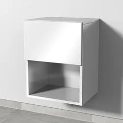 Sanipa Anbauschrank „4balance“ 400 × 518 × 329 mm in Weiß (glanz), ohne Beleuchtung