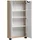 Schildmeyer Emmik Midischrank 59,8 x 124 x 19,5 cm Weiß/Eiche