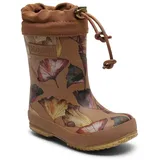 Bisgaard Unisex Kinder Thermo Rain Boot, Camel Flowers, 29 EU