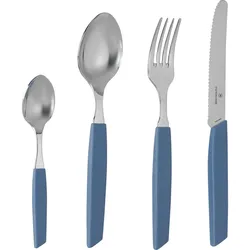 Victorinox Swiss Modern Besteck-Set 24 tlg Blau