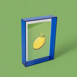 Queence Bilderrahmen modern blau 10x15 cm 1 St.