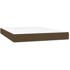 vidaXL Taschenfederkernmatratze Dunkelbraun 160 x 200 cm H3