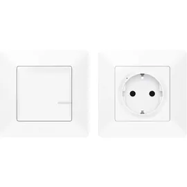 Legrand 752154 Valena Life with Netatmo STAND-ALONE-SET Steckdose + Sender Farbe: Ultraweiss