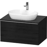 Duravit Waschtischunterschrank wandhängend „D-Neo“ 80 × 45,9 × 55 cm in Eiche Schwarz