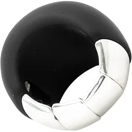 COLLEZIONE ALESSANDRO Fingerring "BlackSphere", schwarz, COLLEZIONE ALESSANDRO, Fingerringe, Damen, Acryl,