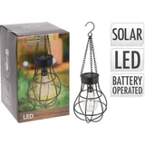 PROGARDEN Solar-Hängelampe Metall mit 10 LEDs