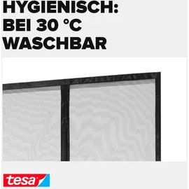 Tesa Insect Stop Magnetvorhang 120 x 240 cm Anthrazit