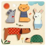 Djeco Holzpuzzle Relief Woodypets