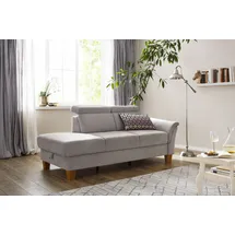 Home Affaire Recamiere HOME AFFAIRE "Conville", braun (latte), B:194cm H:84cm T:93cm, 100% Polyester, Sofas, Recamiere, incl. Kopfteilverstellung, Federkern, wahlweise mit Bettkasten