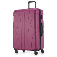 Suitline Hartschalenkoffer Trolley 4-Rollen 76 cm / 96-110 l magenta