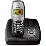 Siemens Gigaset C455 Colour, Schnurloses DECT-Telefon mit Farbdisplay und integriertem Anrufbeantworter, schwarz