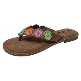 LAZAMANI Pantolette für Damen bunt, Größe 37 EU