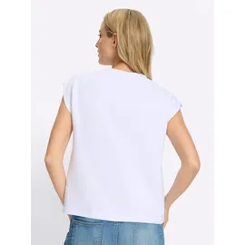 Heine Shirt Kurzarm weiß 50
