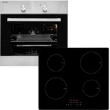 GGV Exquisit Backofen-Set »BAKOIN555601U«, Kühlventilator, schwarz