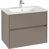 Villeroy & Boch Collaro Waschtischunterschrank C14400AF 76,1x61x48cm, Waschbecken mittig, soft green