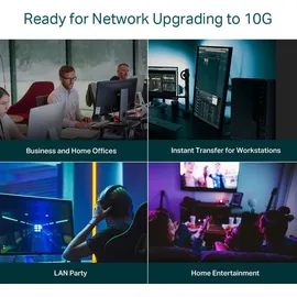 TP-Link TL-SX1008 V1 8-Port 10G Desktop/Rackmount Switch