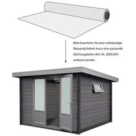 Wolff Finnhaus WPC Trend C 3,4 x 2,79 x 2,22 m grau