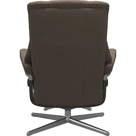 Stressless Mayfair mit Cross Base Rohleder 79 x 102 x 73 cm dark beige q2 faron