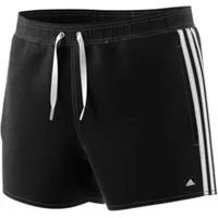 adidas 3-Streifen CLX Badeshorts Black / White S