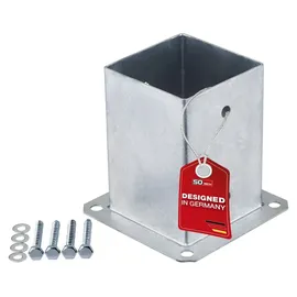 SOTech Bodenanker zum Aufschrauben 100 x 152 mm Stahl