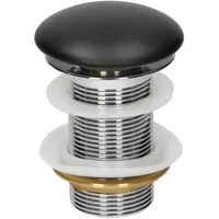 Luxebath ML-Design Universal Ablaufgarnitur für Waschbecken ohne Überlauf Keramikdeckel