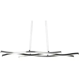Trio Blaze 1-flg. 107,5 cm geschwungen schwarz Aluminium