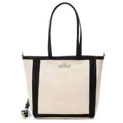 Carmela für Damen. 18609501-HIELO Handtasche 186095 off-white (OSFA), Weiß, Lässig, Stoff