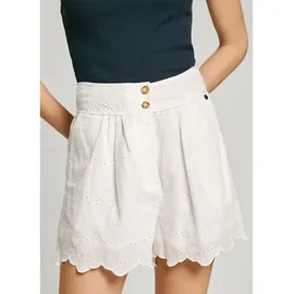 Pepe Jeans Damen Douce Shorts, Weiß (Mousse-Weiß), L - L