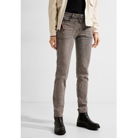 Cecil Slim-fit-Jeans Damenjeans Style Toronto Mit modischer Waschung, Tasche seitlich mit Zipper braun 27