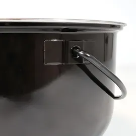 Lemodo Gulaschkessel 14 L Emaille rot/schwarz