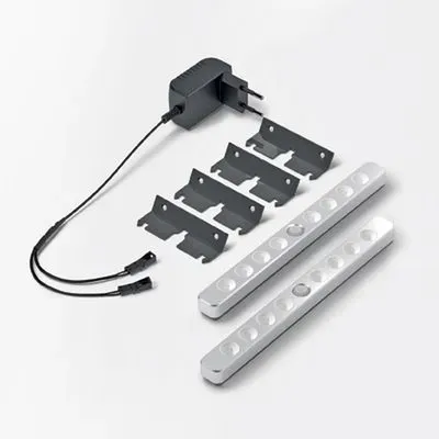 LED-Anbau-Universalleuchte, LuckyLine, kaltweiß, aluminiumoptik